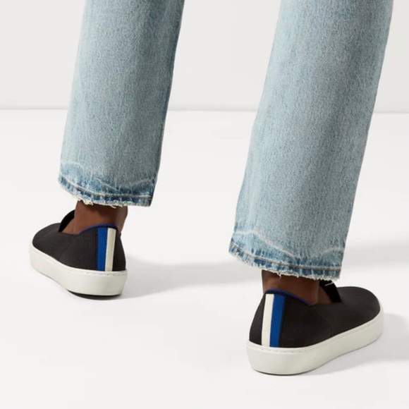 Rothys The Original Slip On Sneaker Black Womens 7.5 - Picture 14 of 14